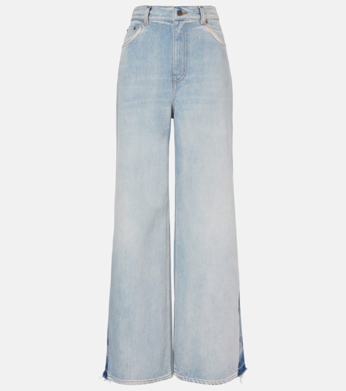 Chloe High-rise wide-leg jeans
