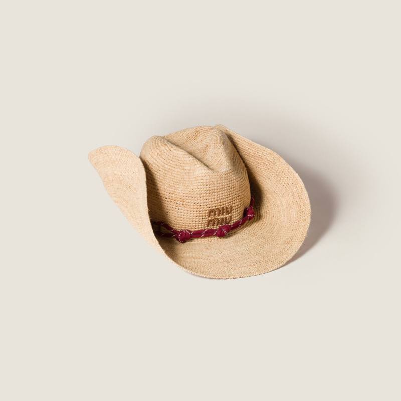 MIU MIU Raffia hat