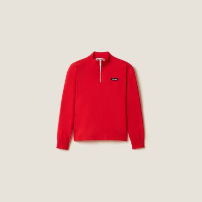 MIU MIU Technical yarn sweater