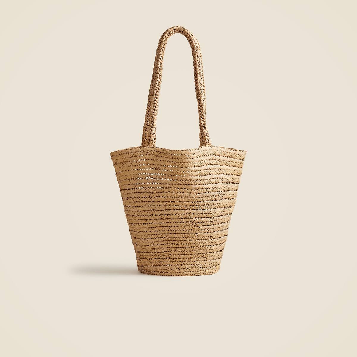 J.Crew Malta handwoven straw tote
