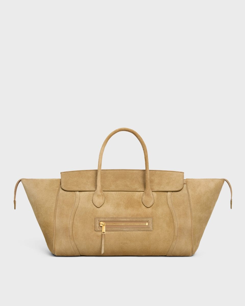 CELINE LUGGAGE IN SUEDE CALFSKIN