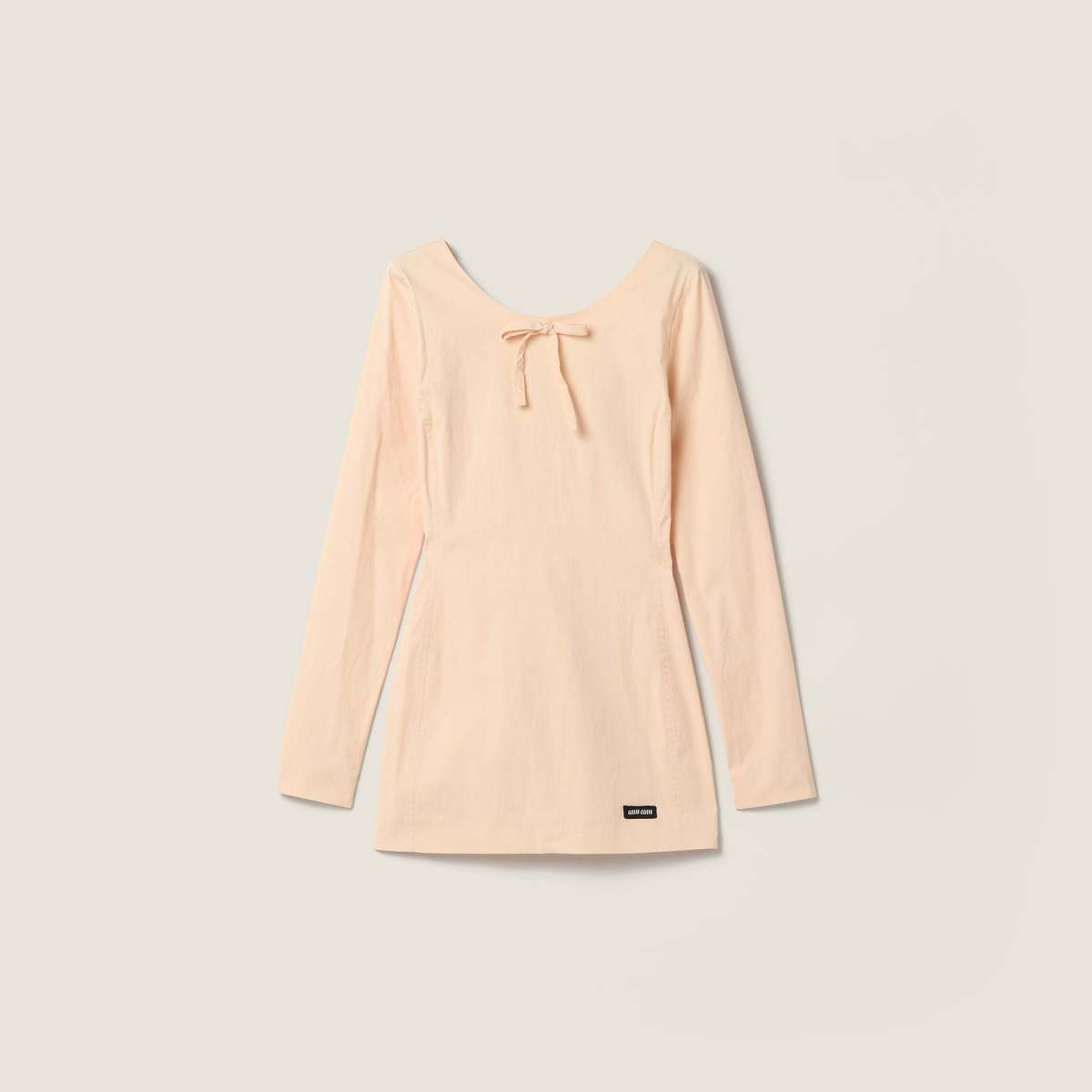 MIU MIU Stretch poplin mini-dress