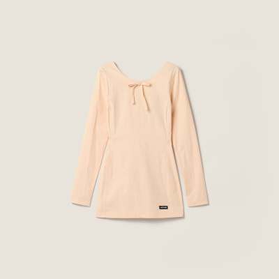 MIU MIU Stretch poplin mini-dress