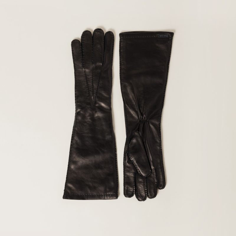 MIU MIU Nappa leather gloves