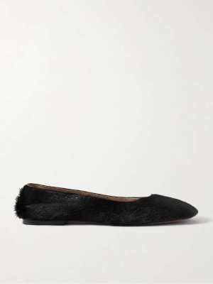 The Row Calf hair ballet flats