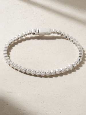 DE BEERS Diamond Lines DB Classic Eternity 18-karat white gold diamond bracelet