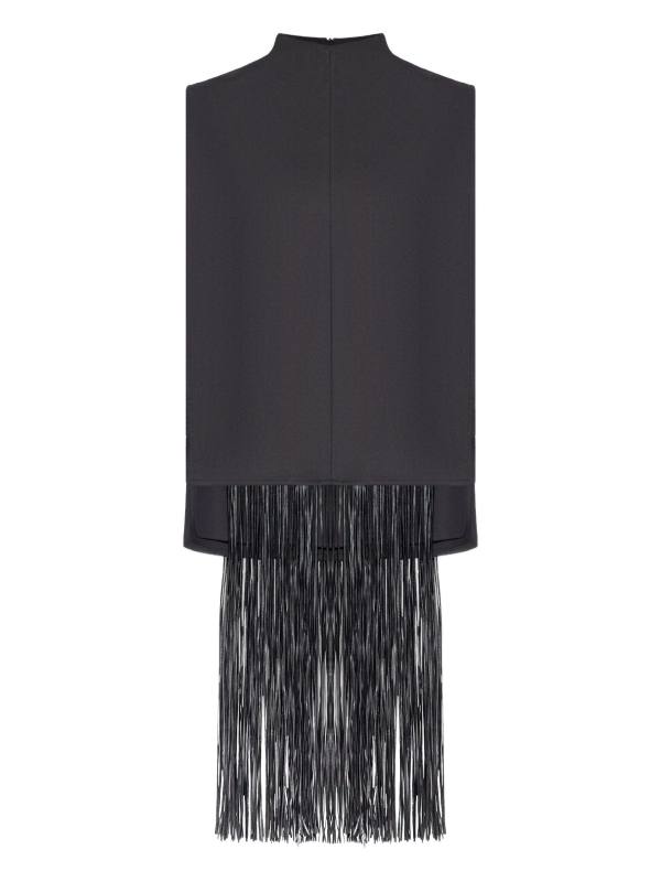 Sportmax Soraia fringed sleeveless top