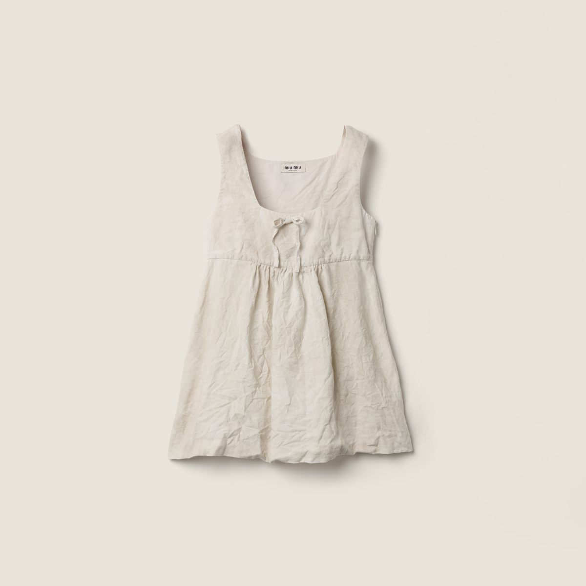 MIU MIU Linen mini-dress