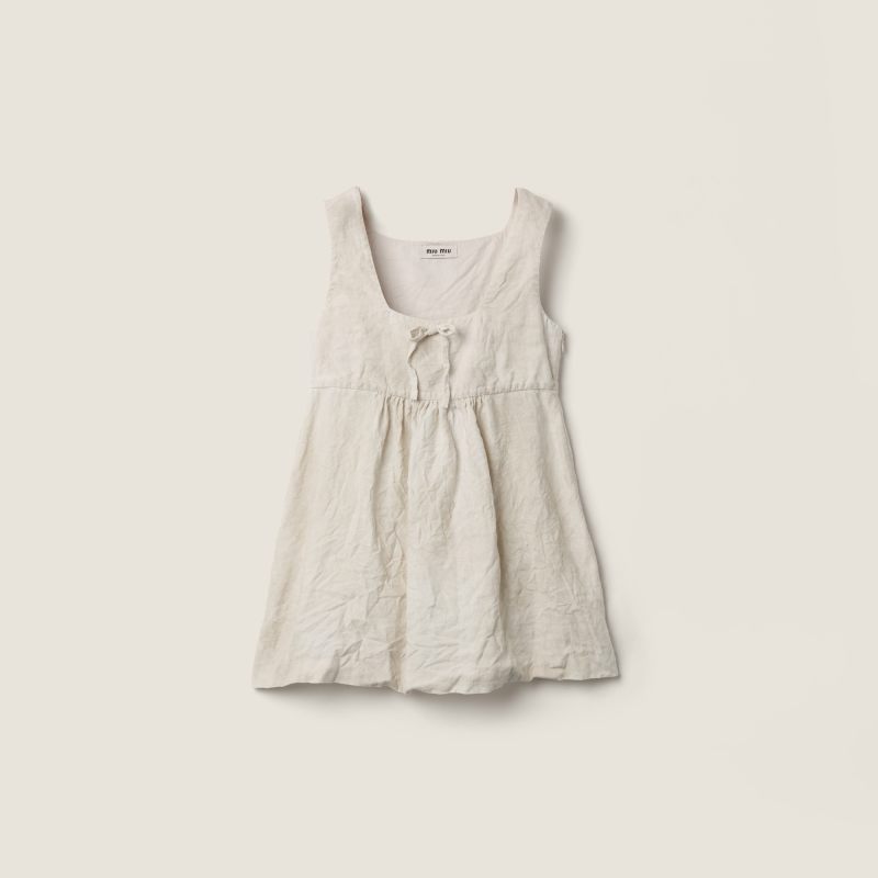 MIU MIU Linen mini-dress