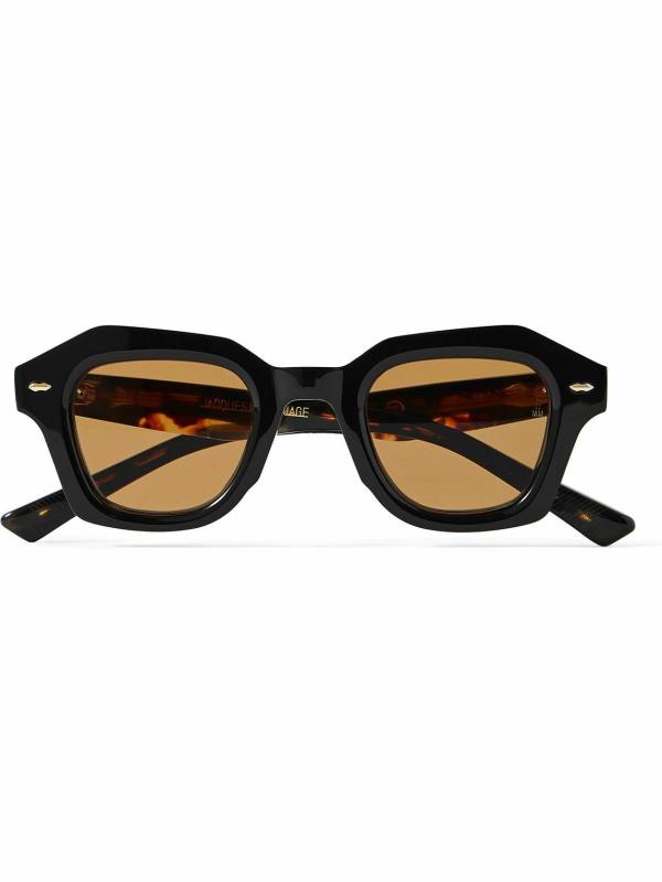 Jacques Marie Mage CO Schindler Square-Frame Acetate Sunglasses