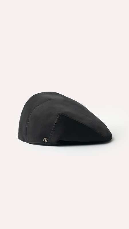 Maison Krasnova SATIN SILK FLAT CAP