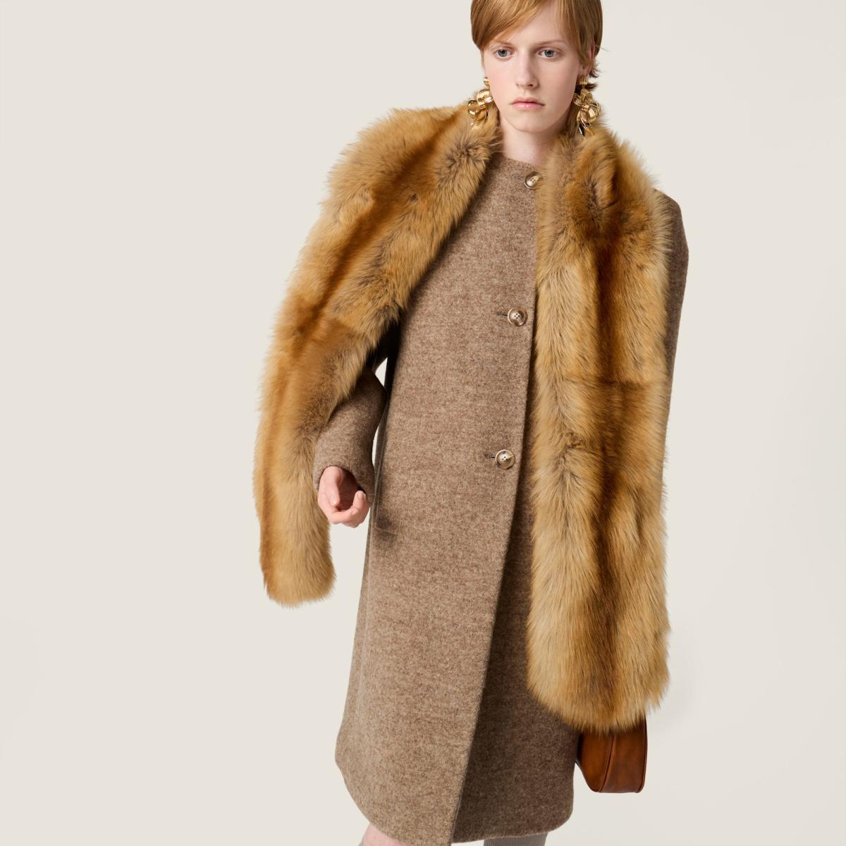 MIU MIU Shearling fur stole