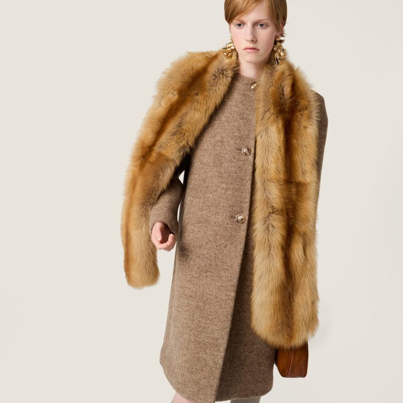 MIU MIU Shearling fur stole