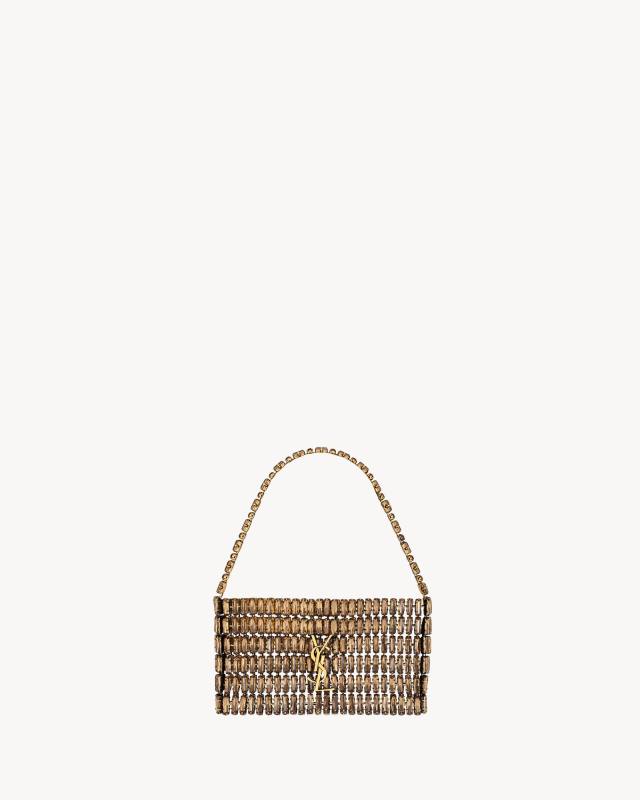 Saint Laurent EVENING bag in crystals