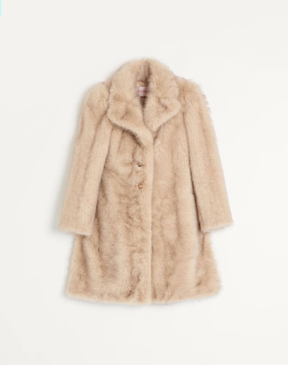 Valentino SYNTHETIC FUR COAT