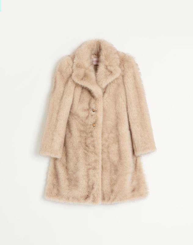 Valentino SYNTHETIC FUR COAT