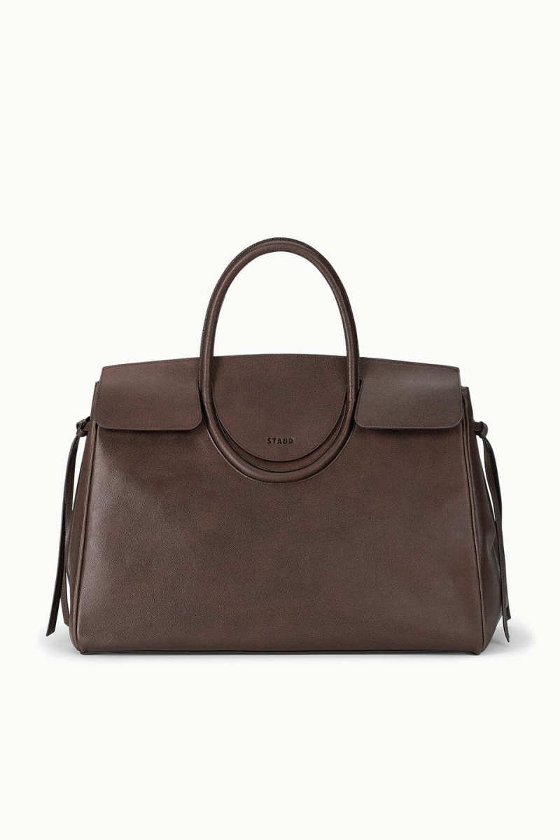 Staud LARGE MAUDE CARRYALL ESPRESSO