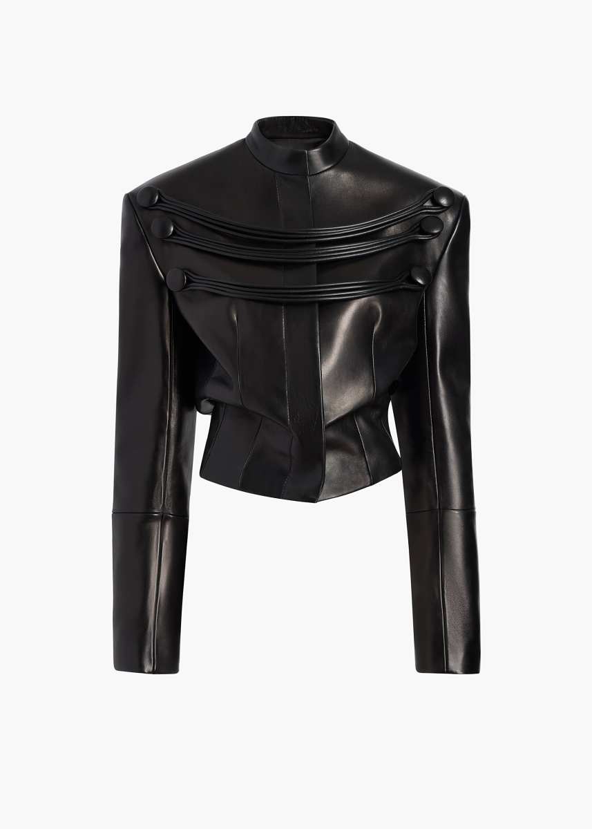 Khaite York Jacket with Cord Embroidery
