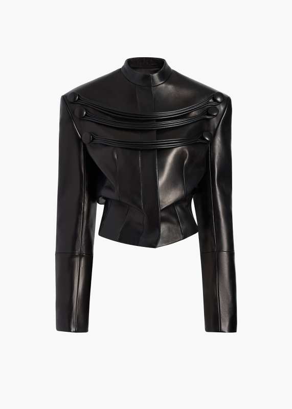 Khaite York Jacket with Cord Embroidery