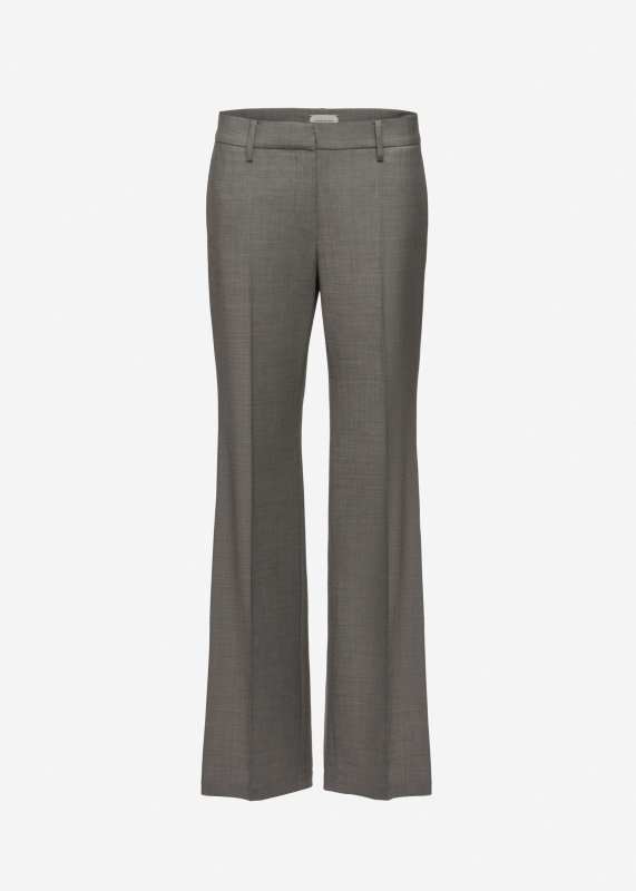 MAGDA BUTRYM Flared tailored trousers in grey