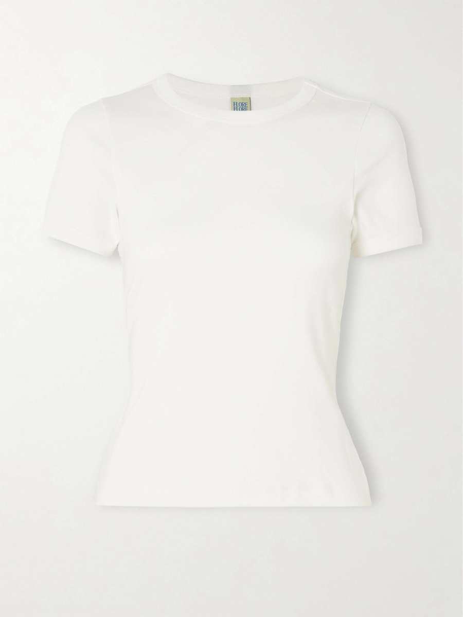 FLORE FLORE Car organic cotton-jersey T-shirt