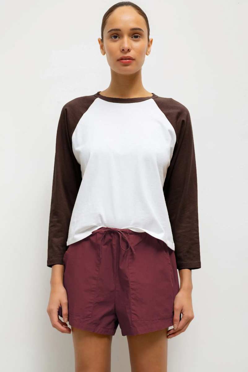 Leset The Margo Long Sleeve Baseball Tee