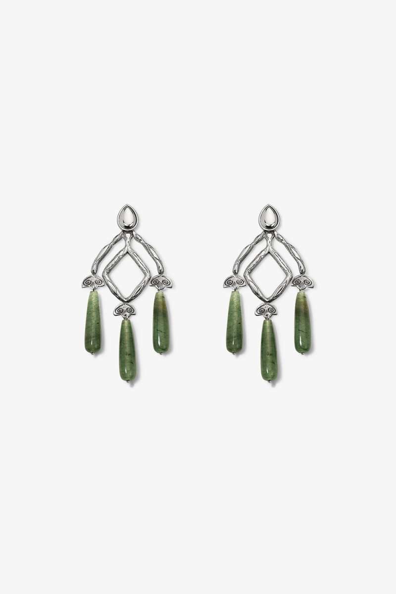 JUJU VERA Sienna Jade Earrings