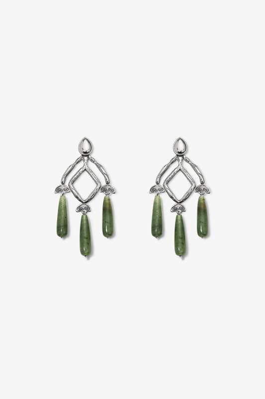 JUJU VERA Sienna Jade Earrings