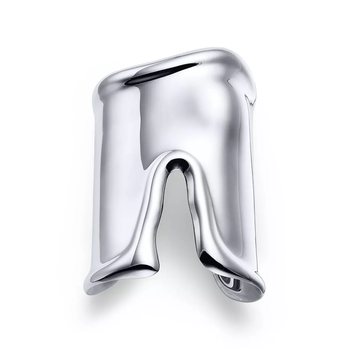 TIFFANY & CO Large Bone Cuff in Sterling Silver