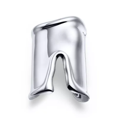 TIFFANY & CO Large Bone Cuff in Sterling Silver