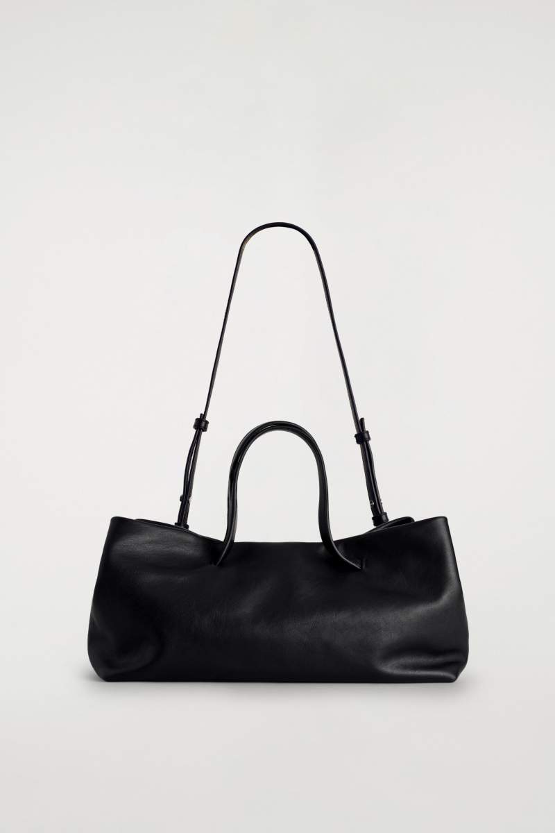 COS BATEAU TOTE BAG - LEATHER