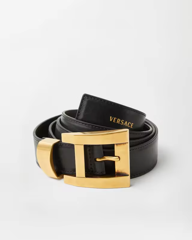 Versace Leather Belt 3 cm