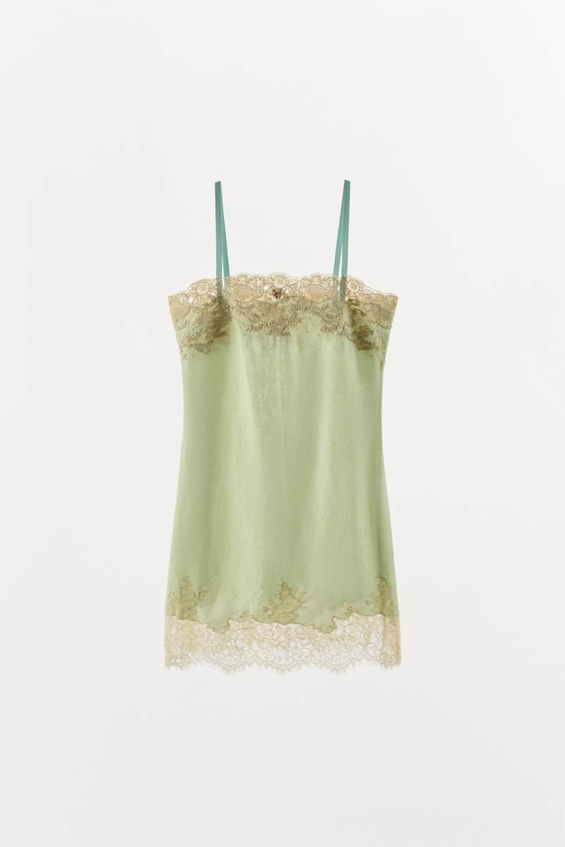 ZARA ZW COLLECTION JACQUARD LACE DRESS