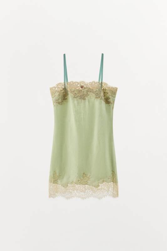 ZARA ZW COLLECTION JACQUARD LACE DRESS