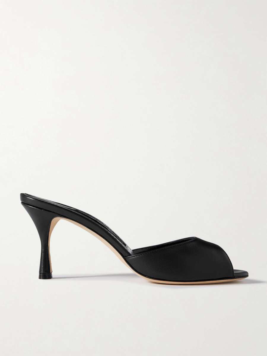 Manolo Blahnik Jada 70 leather mules