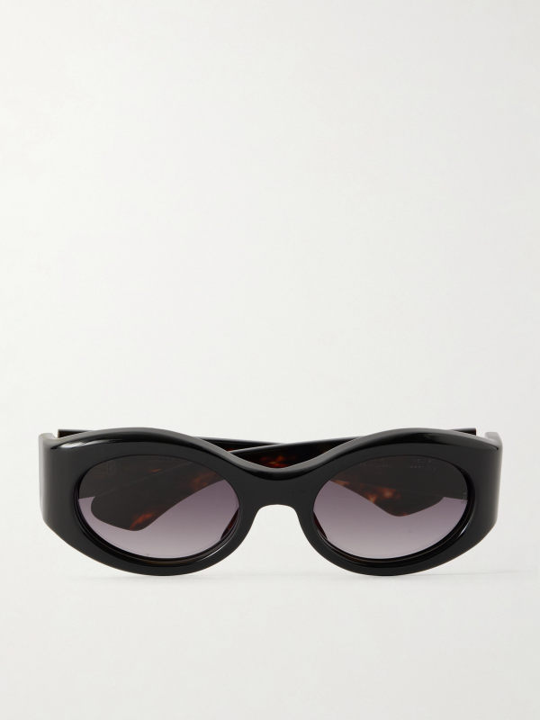 The Rug Company x Kelly Wearstler Gia oversized oval-frame acetate sunglasses