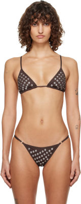 Gimaguas Brown Emily Bikini Top