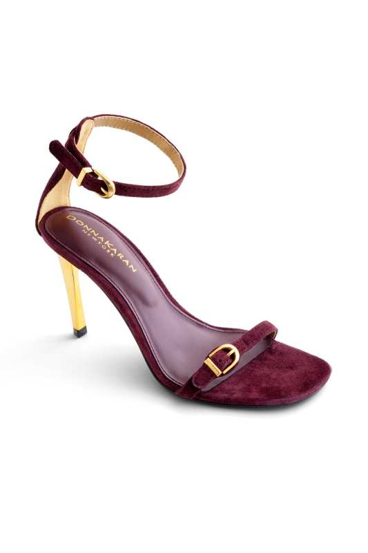 Donna Karan PRYCE SUEDE ANKLE STRAP SANDAL