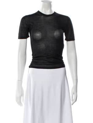 Khaite Silk Crew Neck T-Shirt