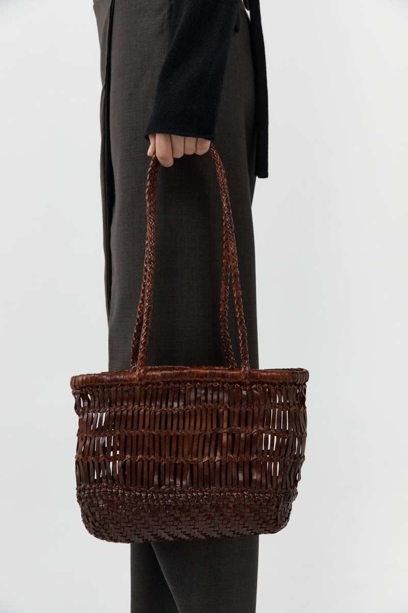 St. Agni Textured Petit Bagu - Chestnut