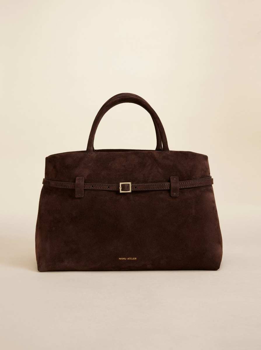 MANU ATELIER Le Cambon 35 Deep Brown Suede