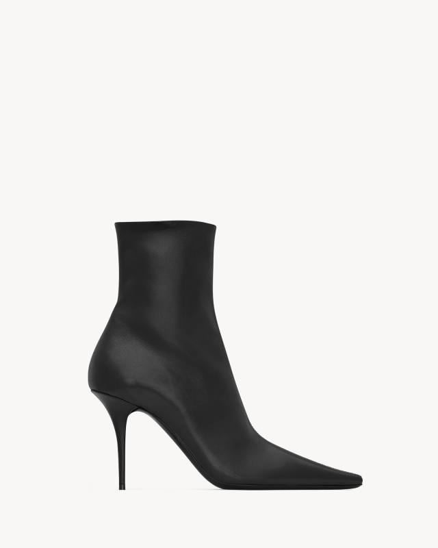 Saint Laurent ASHLEY booties in smooth leather