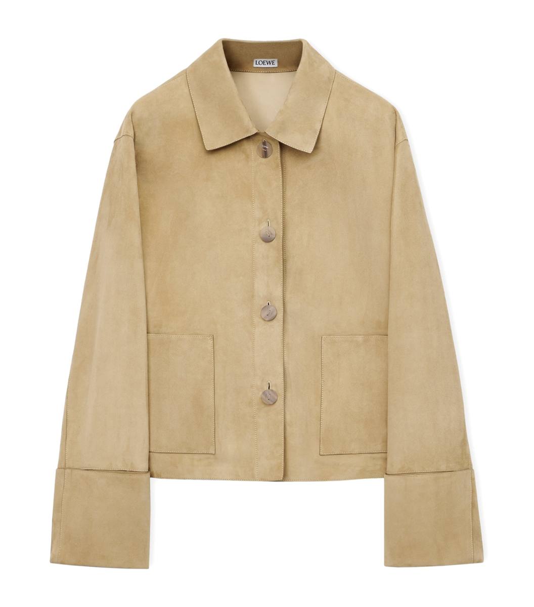 Loewe Suede Turn-Up Jacket