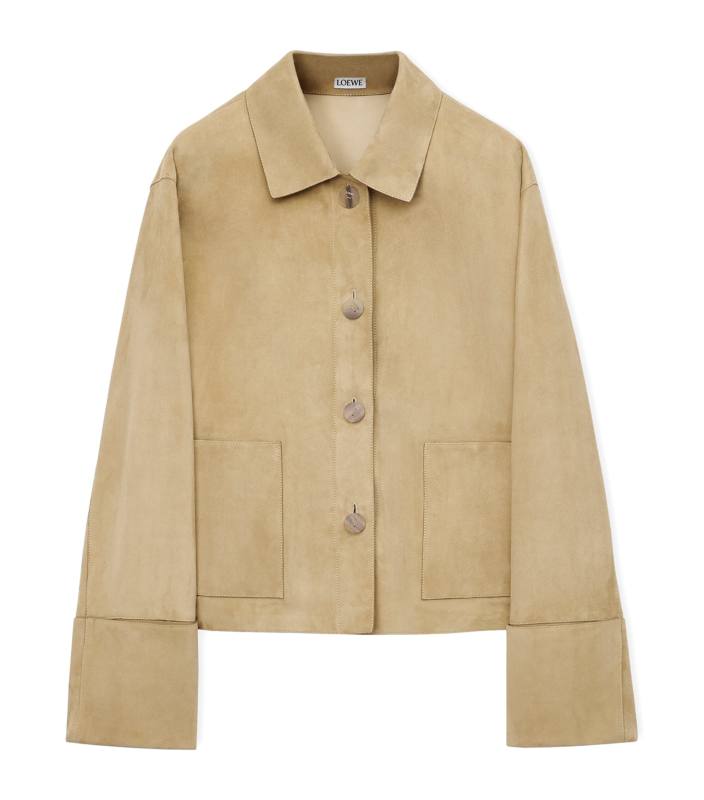Loewe Suede Turn-Up Jacket