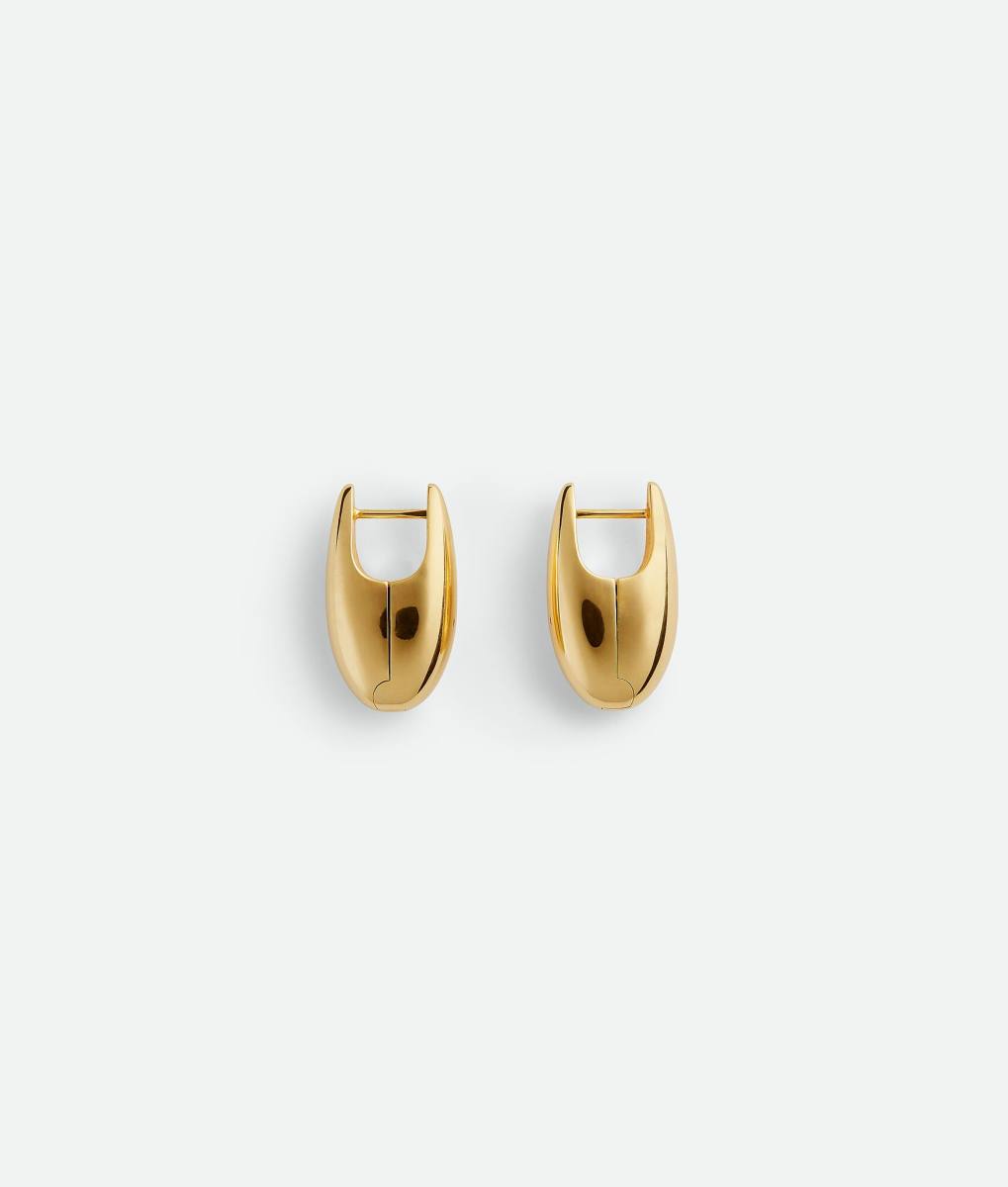 Bottega Veneta Small Ellipse Earrings