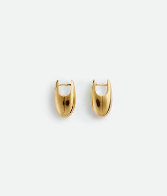 Bottega Veneta Small Ellipse Earrings