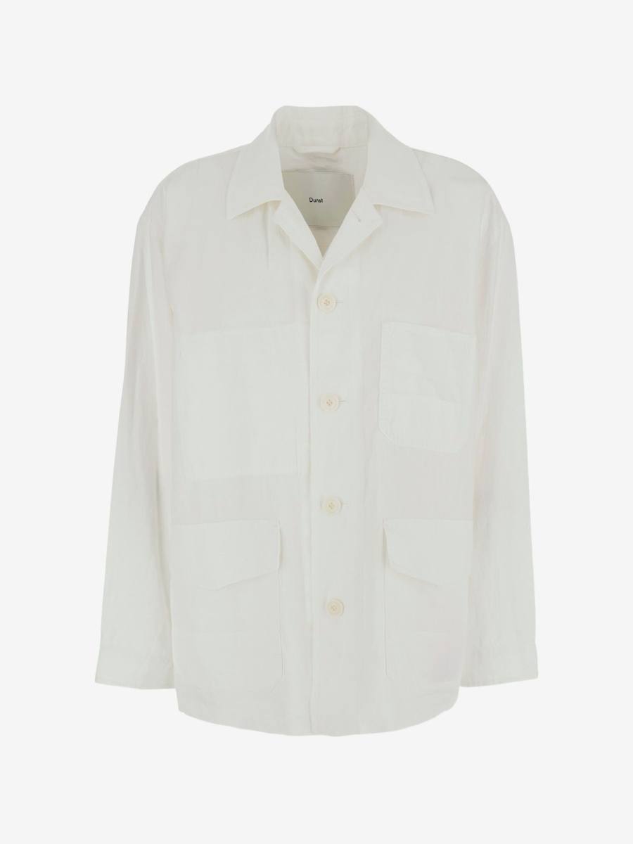 DUNST patch-pocket button-up jacket
