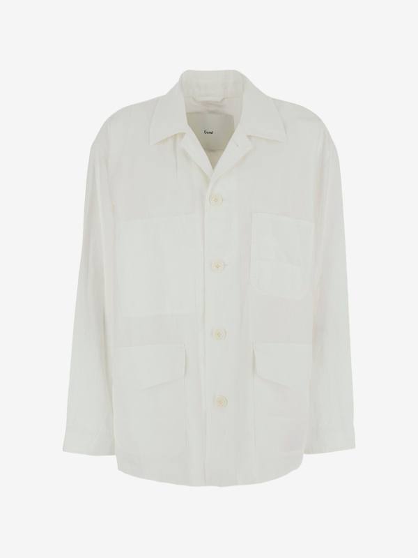 DUNST patch-pocket button-up jacket
