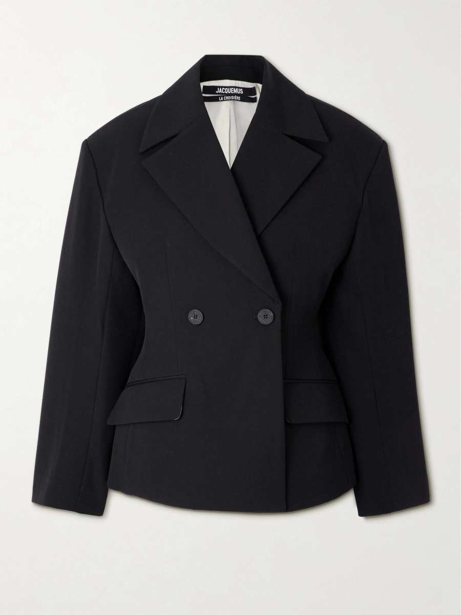 Jacquemus Norma oversized double-breasted wool-twill blazer