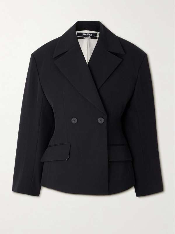 Jacquemus Norma oversized double-breasted wool-twill blazer